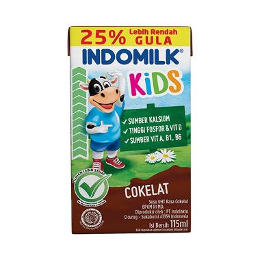 Promo Harga Indomilk Susu UHT Kids Cokelat 115 ml - Blibli