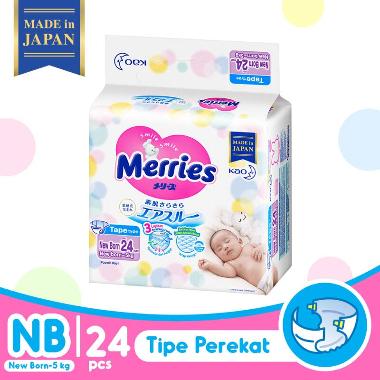 Promo Harga Merries Tape NB24 24 pcs - Blibli