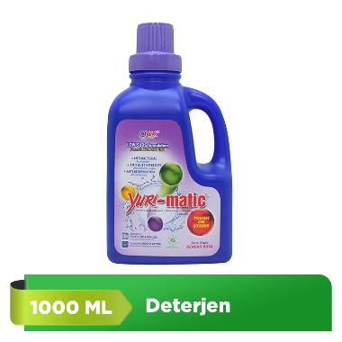 Yuri Matic Lavender Detergent Low Suds Rendah Busa Cairan Pencuci Pakaian Botol [1000 mL]