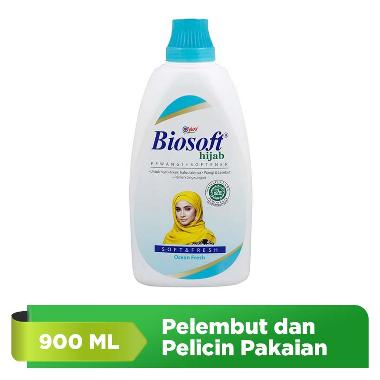Yuri Ocean Fresh Biosoft Hijab Pewangi + Softener Botol [900 mL]