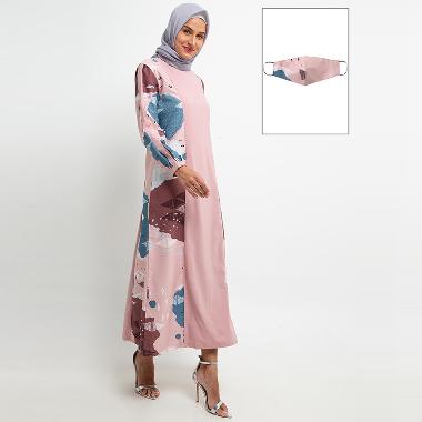 Batik Arjunaweda Gamis Zelia 27111021 Wanita - Pink S