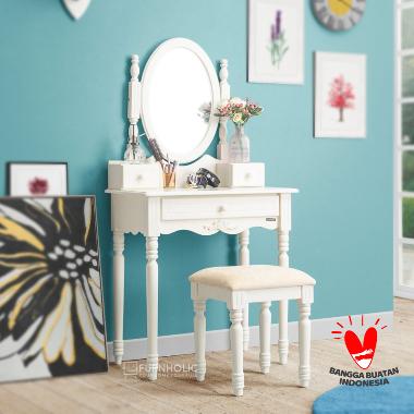 Ifurnholic Lucia Dresser Sets with Drawers - IVORY Jawa Timur