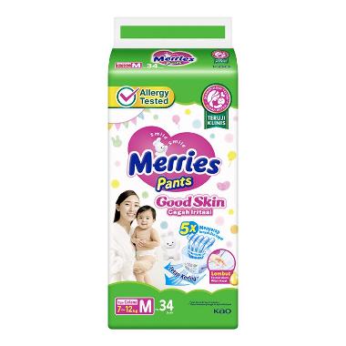 Promo Harga Merries Pants Good Skin M34 34 pcs - Blibli
