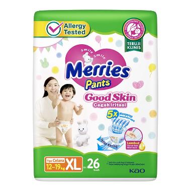 Promo Harga Merries Pants Good Skin XL26 26 pcs - Blibli