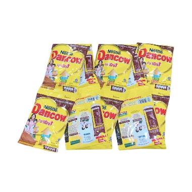 Promo Harga DANCOW FortiGro Susu Bubuk Instant Cokelat per 10 sachet 39 gr - Blibli