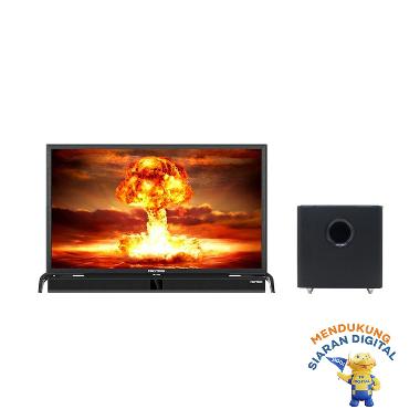 POLYTRON 32 B 1550 LED TV With Sound Bar [32 Inch] Unit Only Hitam -