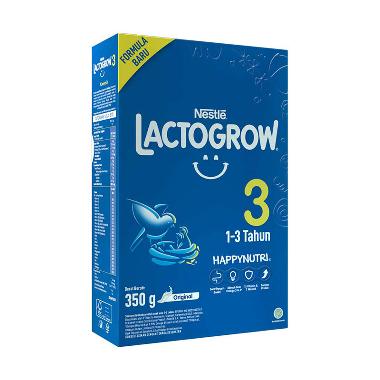 Promo Harga Lactogrow 3 Susu Pertumbuhan Plain 350 gr - Blibli