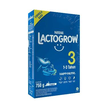 Promo Harga Lactogrow 3 Susu Pertumbuhan Plain 750 gr - Blibli