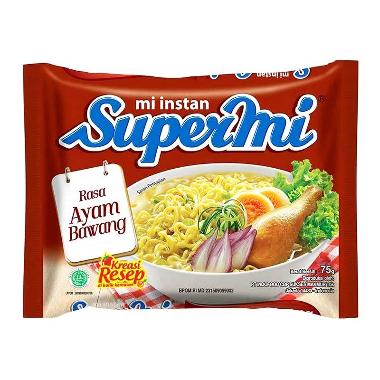 Promo Harga Supermi Mi Instan Ayam Bawang 75 gr - Blibli