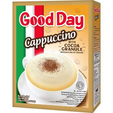 Promo Harga Good Day Cappuccino per 5 sachet 25 gr - Blibli