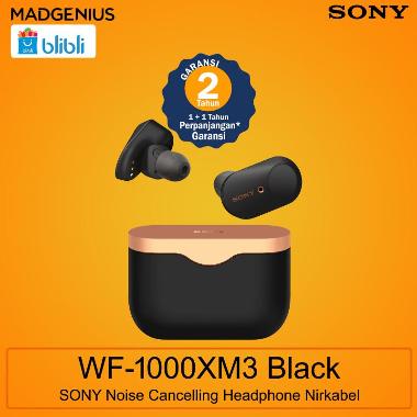 SONY WF-1000XM3 Wireless Noise Cancelling Headphone Black