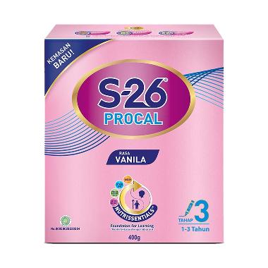 Promo Harga S26 Procal Susu Pertumbuhan Vanilla 400 gr - Blibli
