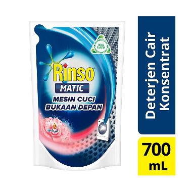 Promo Harga Rinso Detergent Matic Liquid Front Load  700 ml - Blibli