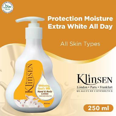 Hand Body Lotion Klinsen Whitening Goat's Milk 250 ml