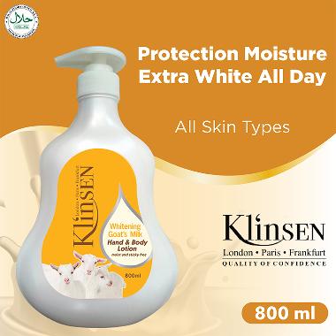 Hand Body Lotion Klinsen Whitening Goat's Milk 800 ml