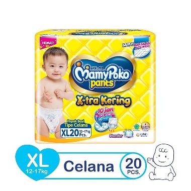 Promo Harga Mamy Poko Pants Xtra Kering XL20 20 pcs - Blibli