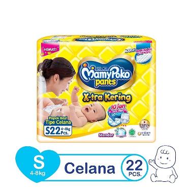 Promo Harga Mamy Poko Pants Xtra Kering S22 22 pcs - Blibli