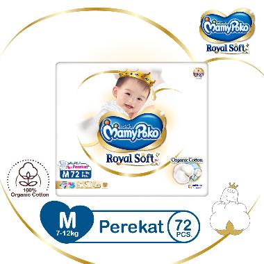 Promo Harga Mamy Poko Perekat Royal Soft M72 72 pcs - Blibli