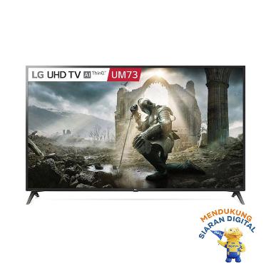 LG 70UM7300 4K Smart UHD AI ThinQ® TV 70 Inch 70UM7300PTA NEW 2019 Unit Only Hitam JABODETABEK