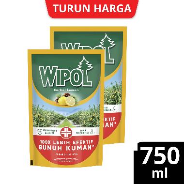 Promo Harga Wipol Karbol Wangi Lemon 750 ml - Blibli