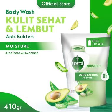 Promo Harga Dettol Body Wash Moisture Aloe Vera & Avocado 410 ml - Blibli