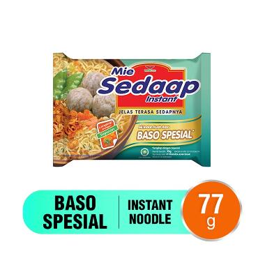 Promo Harga Sedaap Mie Kuah Baso Spesial 77 gr - Blibli
