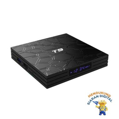 T9 Android 8.1 TV Box [4 GB/ 32 GB/ RK3328/ WIFI Dual/ Bluetooth 4.0] Hitam