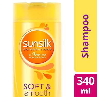 Promo Harga Sunsilk Shampoo Soft & Smooth 340 ml - Blibli