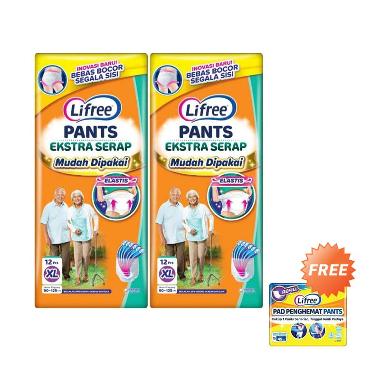 Jual Lifree Popok Celana Dewasa Extra Jumbo Pack Xl Termurah - Harga