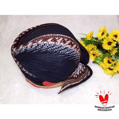 Blangkon Jogja Dewasa Kemitir Hitam Perlengkapan Kostum Beskap 55