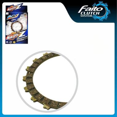 Faito Racing Clutch Plate Kampas Kopling Swift-Z for Yamaha Jupiter Z New 115Z [2 Pcs] BROWN