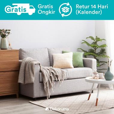 Dekoruma Hiro Sofa Minimalis 2 Seater ABU ABU Sulawesi