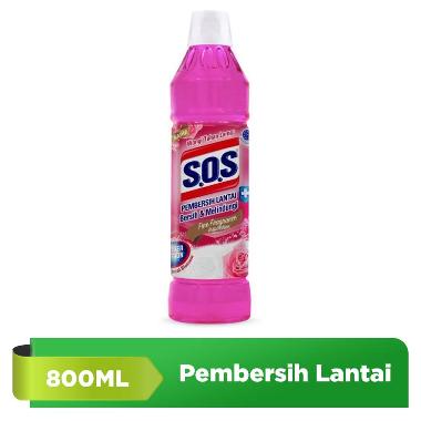 SOS Cairan Pembersih Lantai Floral Blossom Botol [800 mL]