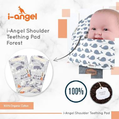 I-Angel Forest Teething Pad Organic Cotton Pattern Sucking Pad -