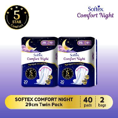 Promo Harga Softex Comfort Night Wing 29cm 20 pcs - Blibli