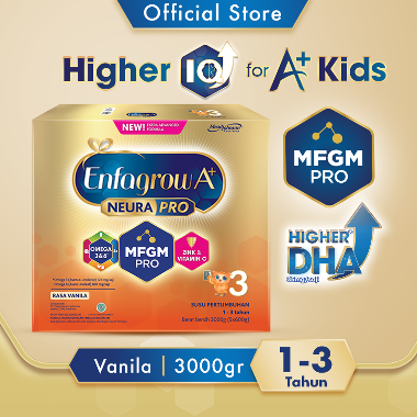 Medan - Enfagrow A+ 3 Vanila Susu Formula Pertumbuhan Anak [3000 g]