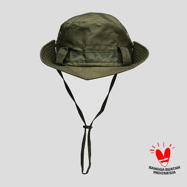 Topi Koboy - Topi Rimba - Topi Montain Best Seller hijau