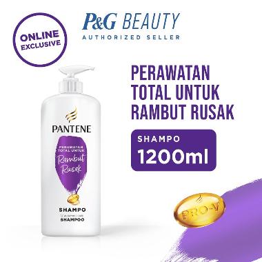 Promo Harga Pantene Shampoo Total Damage Care 1200 ml - Blibli