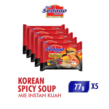 Promo Harga Sedaap Korean Spicy Soup 77 gr - Blibli