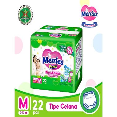 Promo Harga Merries Pants Good Skin M22 22 pcs - Blibli