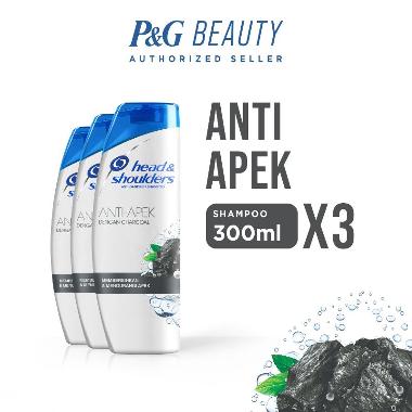 Promo Harga Head & Shoulders Shampoo Anti-Apek Dengan Charcoal 300 ml - Blibli