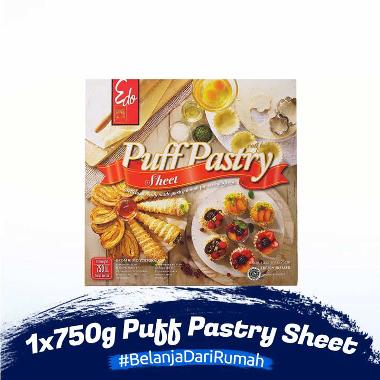 Promo Harga EDO Puff Pastry Sheets 750 gr - Blibli