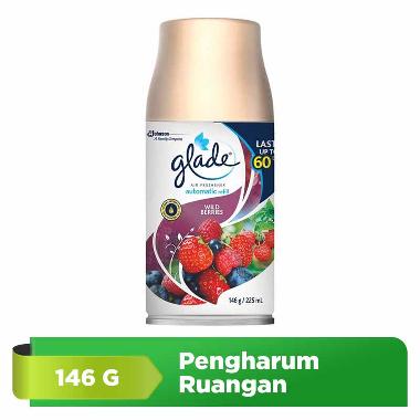 Glade Automatic Refill Spray Pengharum Ruangan Wild Berries [225 mL] -