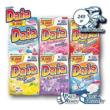 Promo Harga DAIA Deterjen Bubuk Putih 290 gr - Blibli