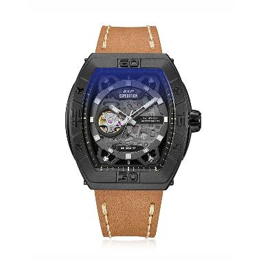 Expedition Automatic 6800MCL Leather Strap Jam Tangan Pria Hitam