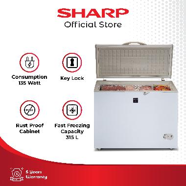 SHARP FRV-300 Chest Freezer 250 L