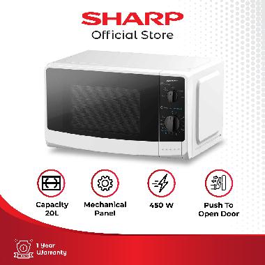 SHARP R-220MA-WH Microwave [20 L] - White