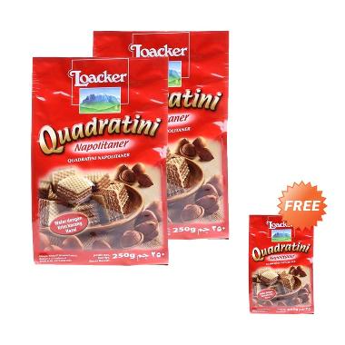 Jual Wafer Loacker Quadratini - Harga Grosir Murah