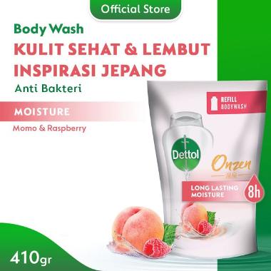 Promo Harga Dettol Body Wash Onzen Momo & Raspberry 410 ml - Blibli