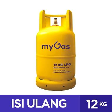 MyGas Gas LPG [12 kg/ Hanya Isi/ Refill] - -